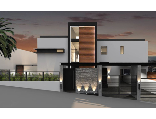 Alimos private residence   –   A 3-level house with a pool