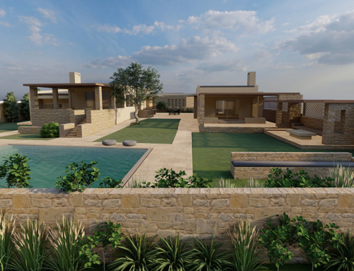 Private garden in Anavyssos, East Attica region